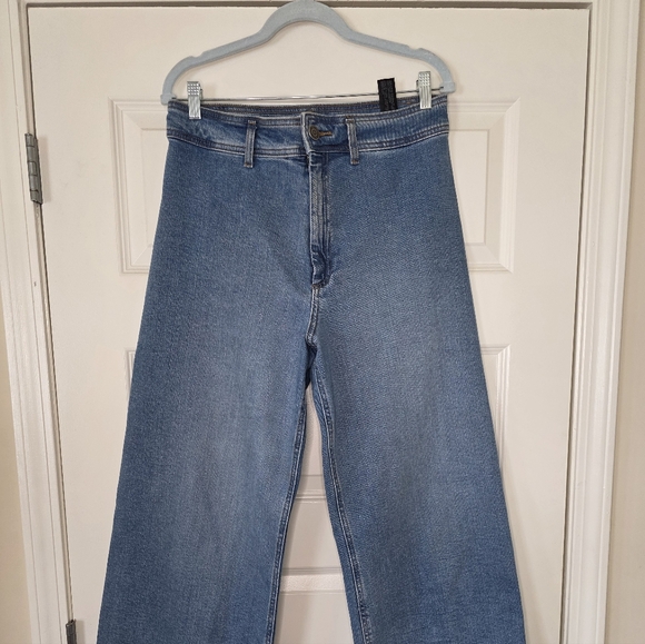 Zara Marine Straight Leg Jean Size 12 - Picture 6 of 12